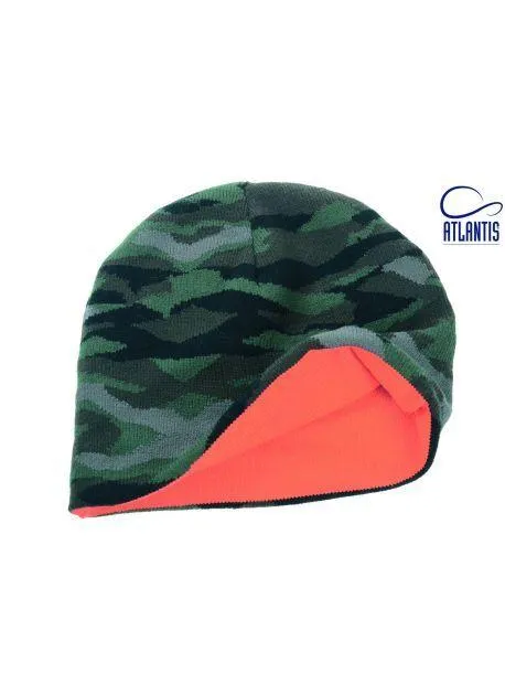 ATLANTIS AT122  GORRO REVERSIBLE CAMUFLAJE  CAMOUFLAGE/ORANGE
