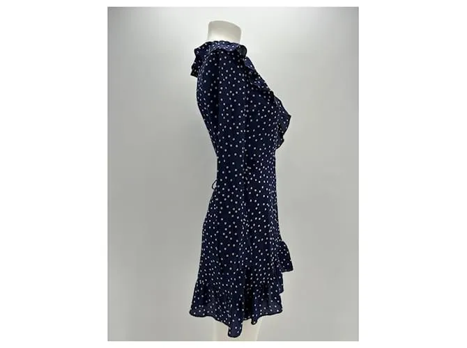 Autre Marque REALIZACIÓN Vestidos T.International XS Seda Azul 
