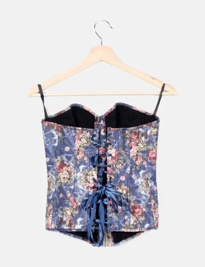 Bls Corset azul floral