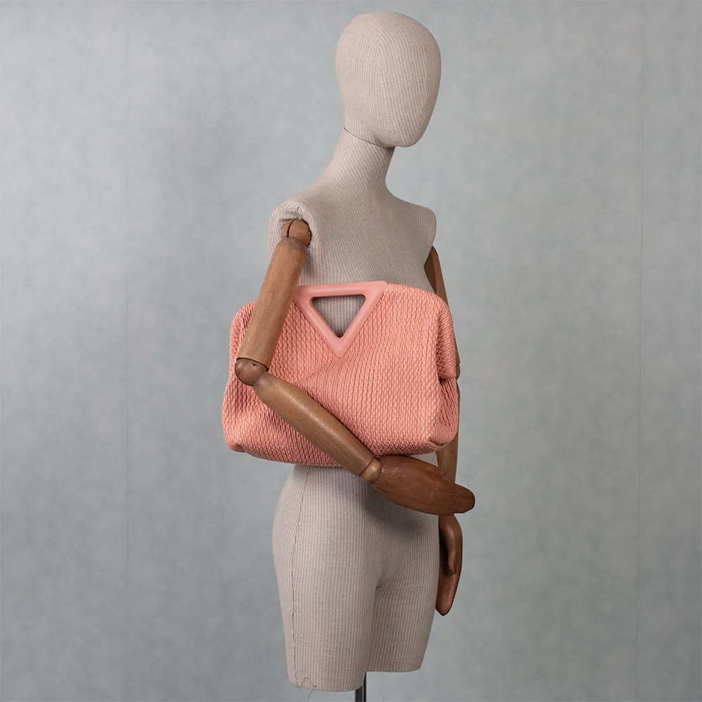 Bottega Veneta Bolso Point Bouclé Salmón
