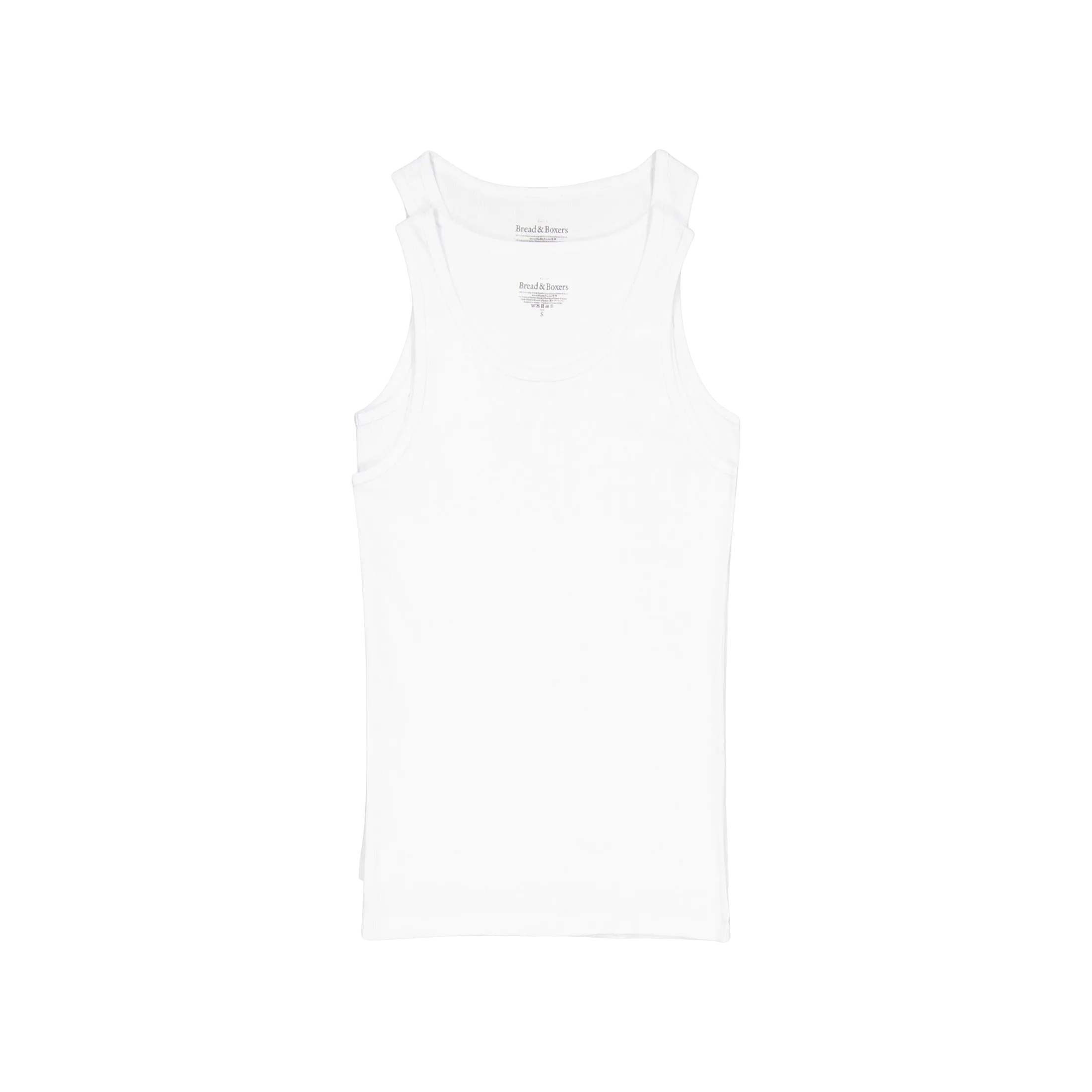 BREAD & BOXERS 2PACK TANK RIBBED