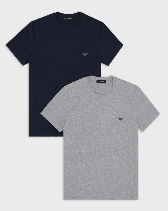 CAMISETA M/CORTA 1112673F72007448 PACK 2 EMPORIO ARMANI