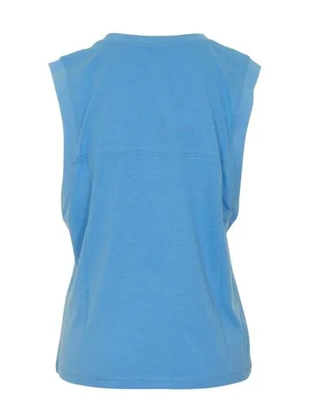 Camiseta Only Maja Azul Para Mujer