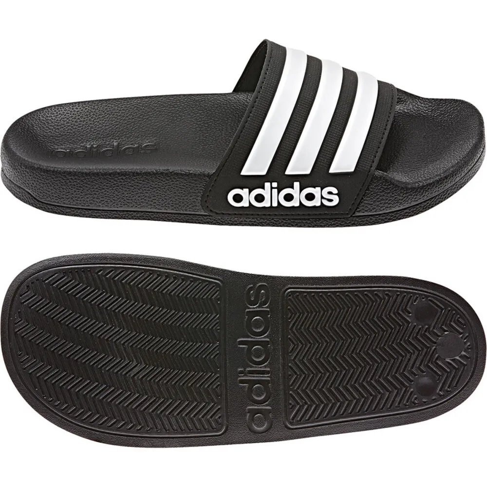 CHANCLAS ADIDAS ADILETTE SHOWER K NEGRO BLANCO FLI G27625