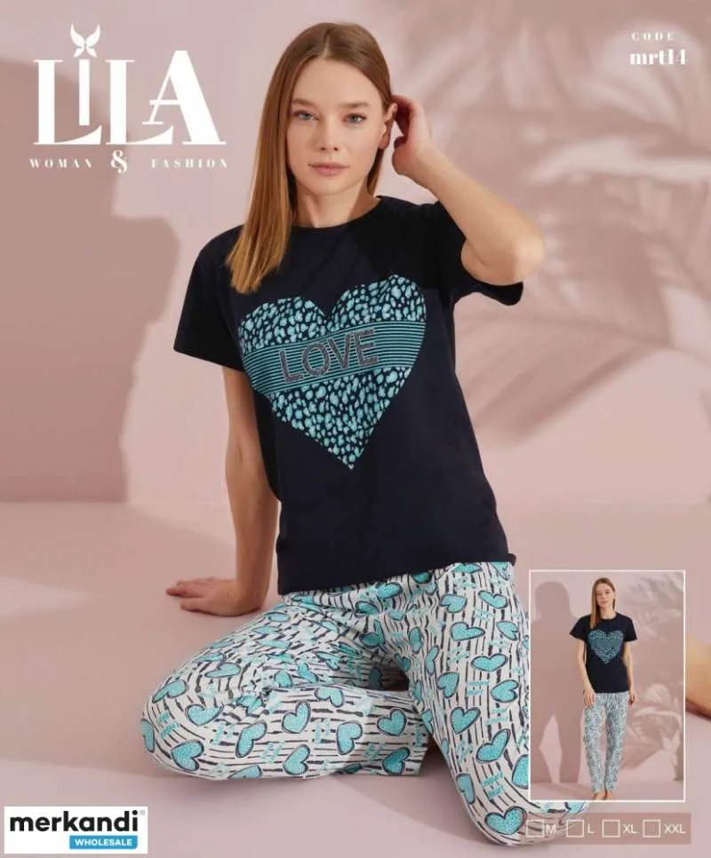 Invierta en pijamas de manga corta para mujer de excelente calidad, disponibles en una variedad de colores y variaciones.