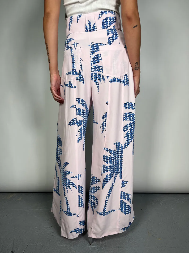 JAZMIN CHEBAR Pantalón Estampado Plazzo