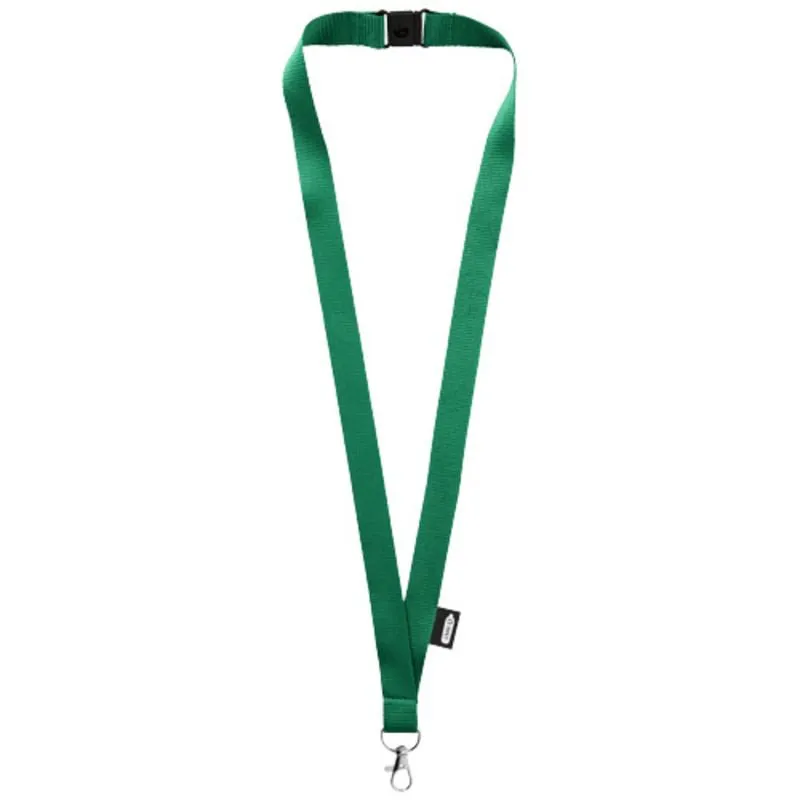 Lanyard de PET reciclado con cierre independiente 'Tom'