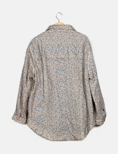 Mango Sobrecamisa print floral