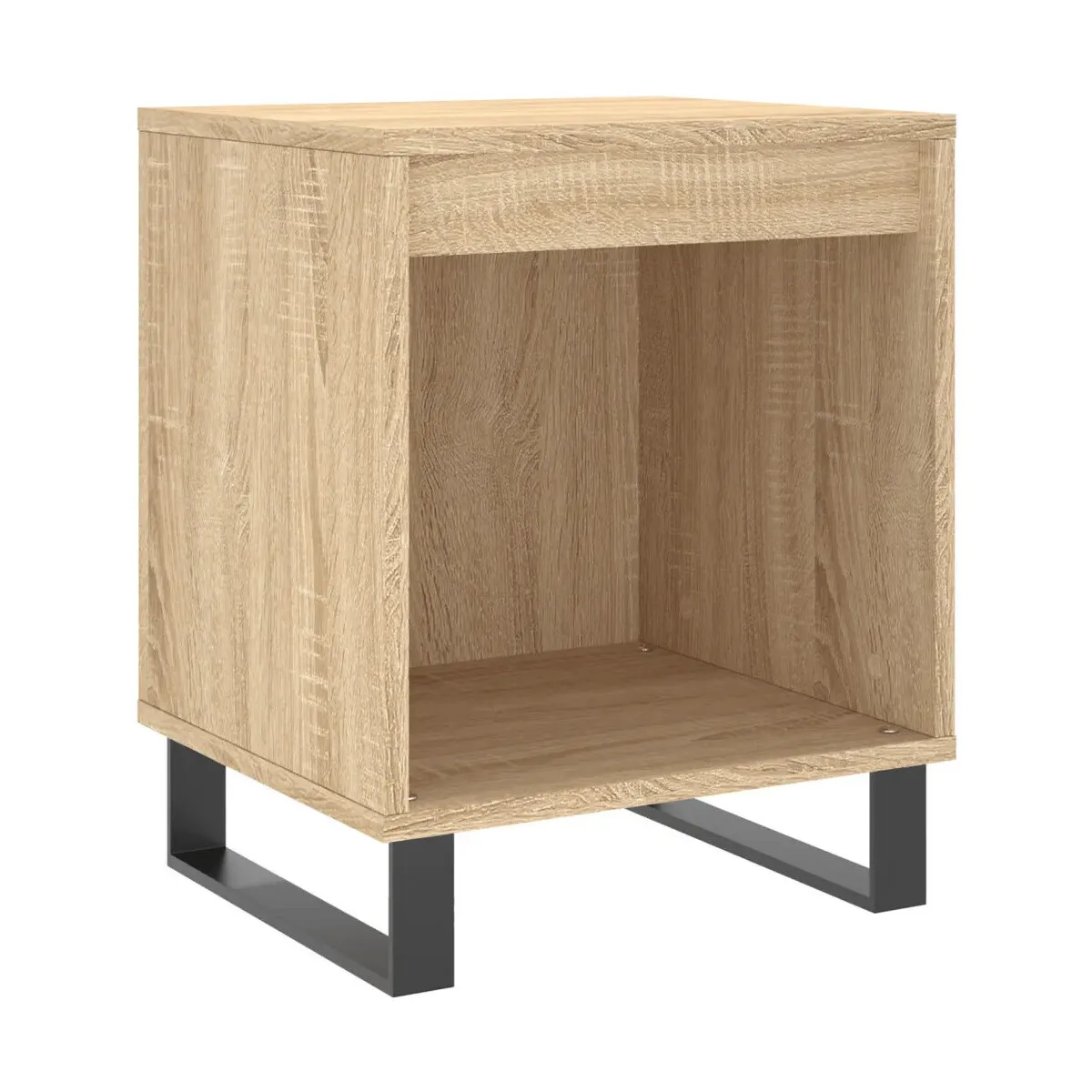 Mesita de noche madera de ingeniería roble Sonoma 40x35x50 cm