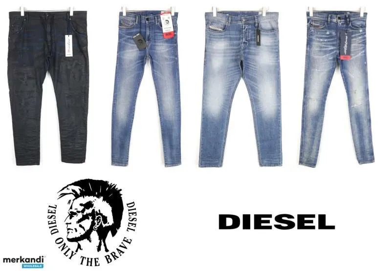Mezcla de jeans DIESEL. Variedad de modelos (Jogg inside), colores y tallas | MOQ 27 piezas