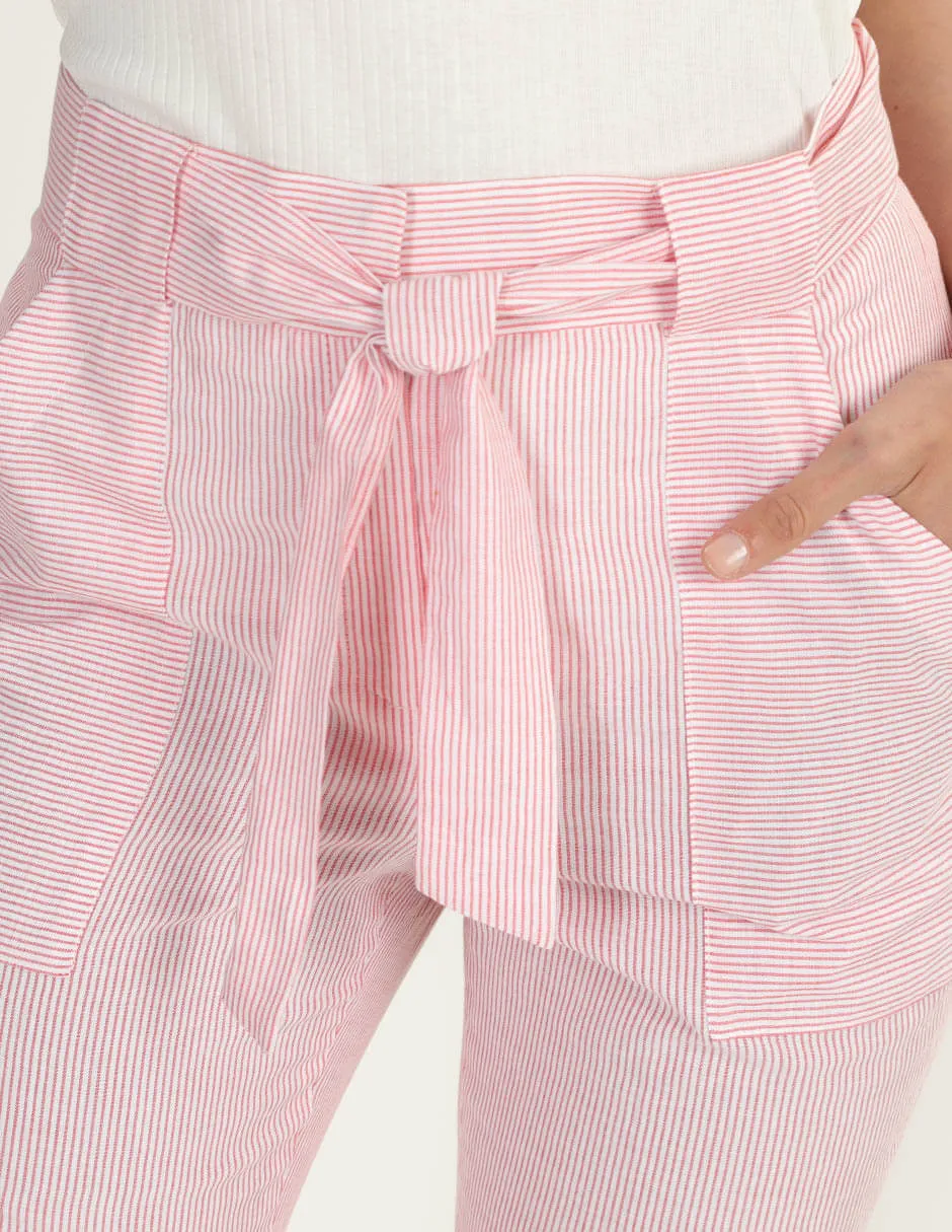 Pantalón blanco Flor
