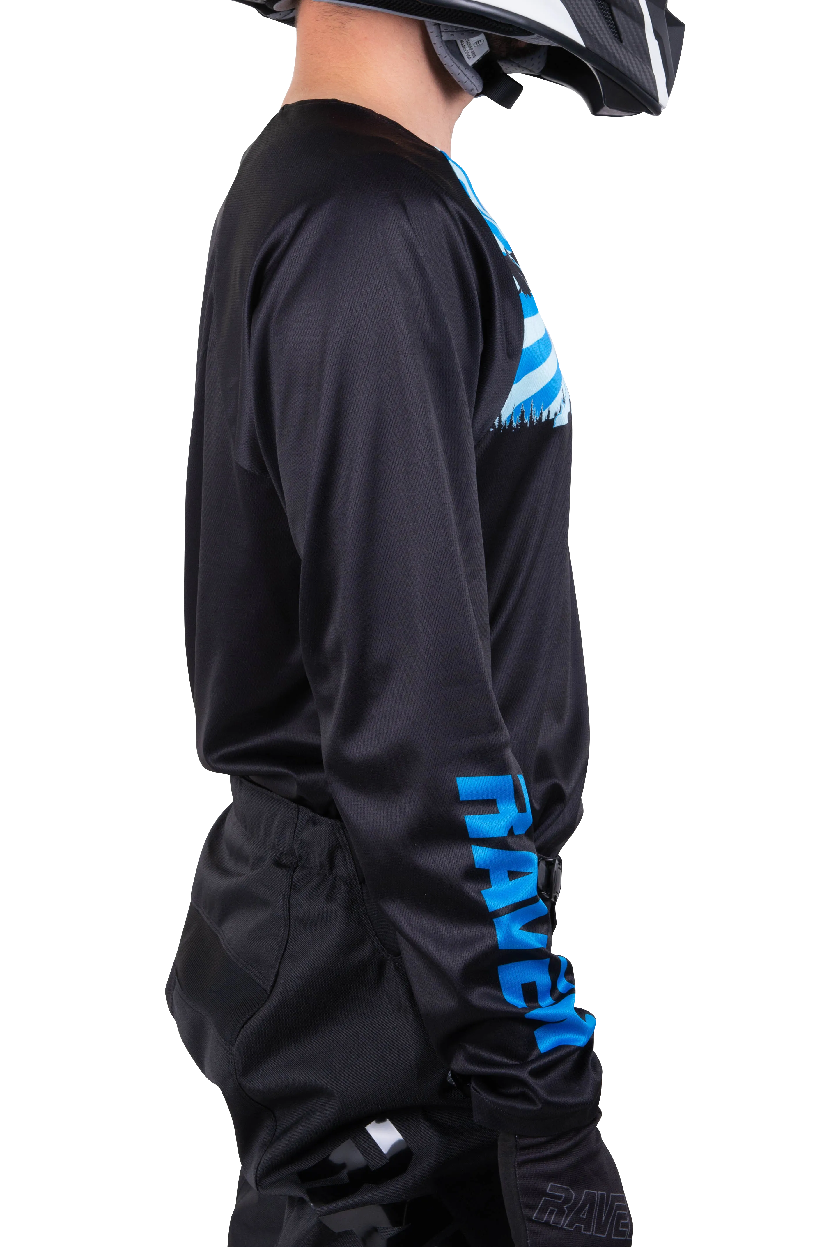 TRAJE DE CROSS RAVEN RIVAL CHALLENGER NEGROAZUL