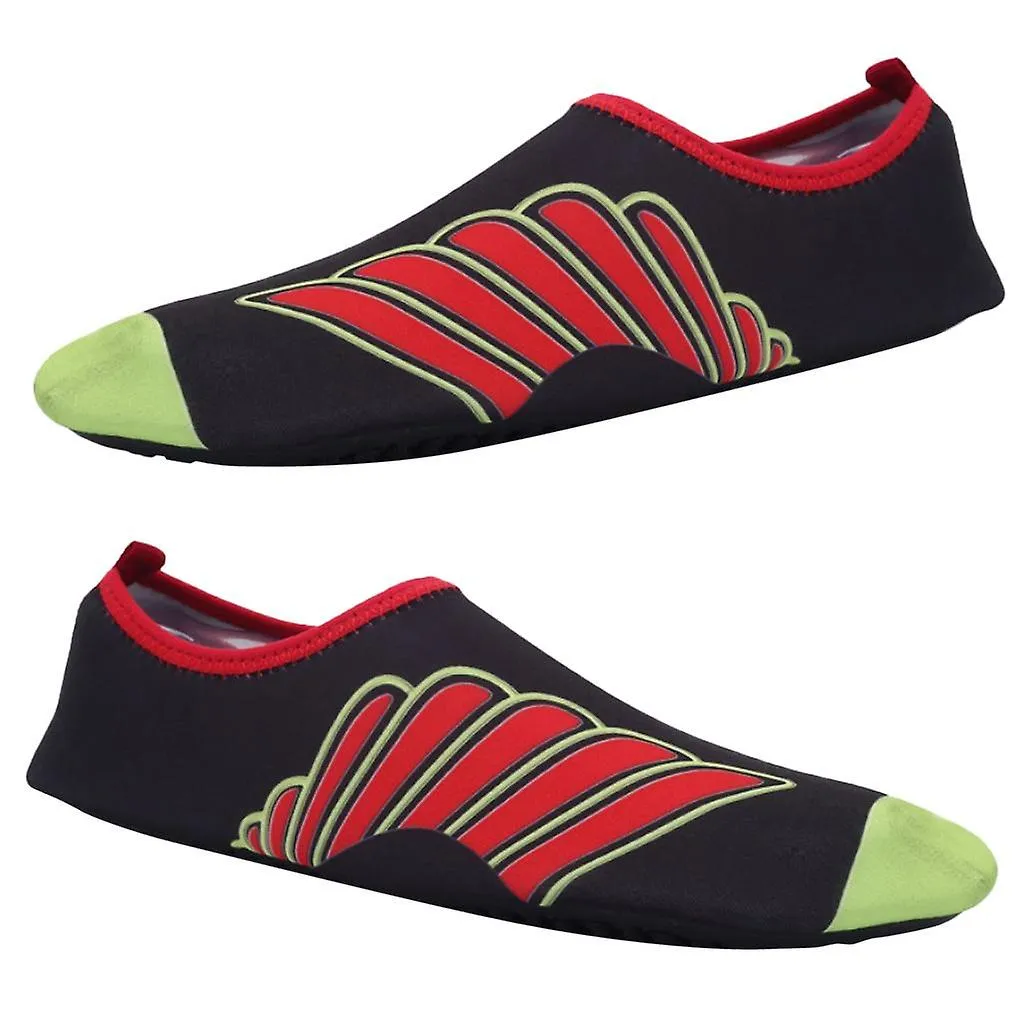 UNISEX NONSLIP WATER SHOES FOR SWIMMING DIVING YOGA FITNESS RED 43 44