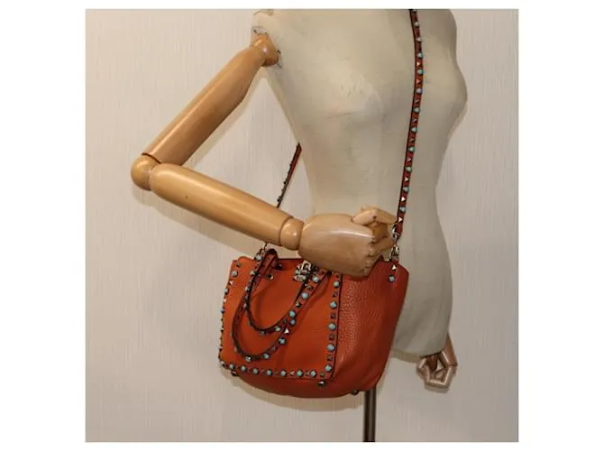 Valentino Garavani Rockstud Naranja 