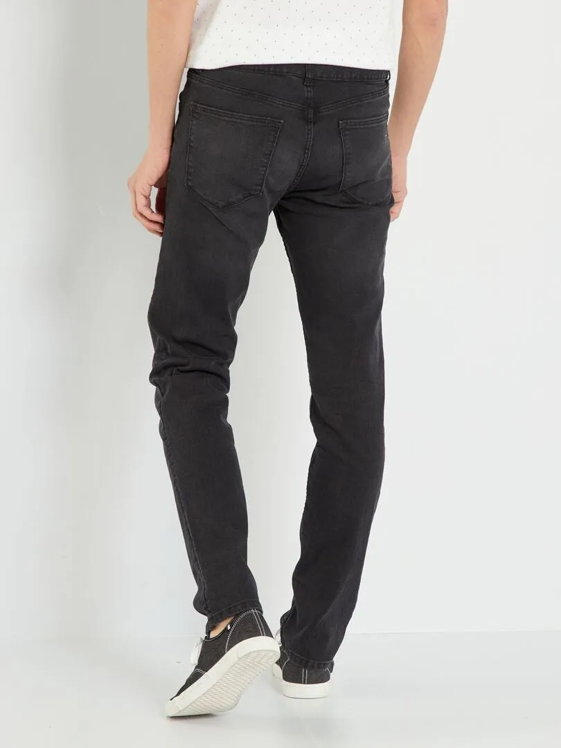 VAQUERO SLIM ELáSTICO L34  GRIS