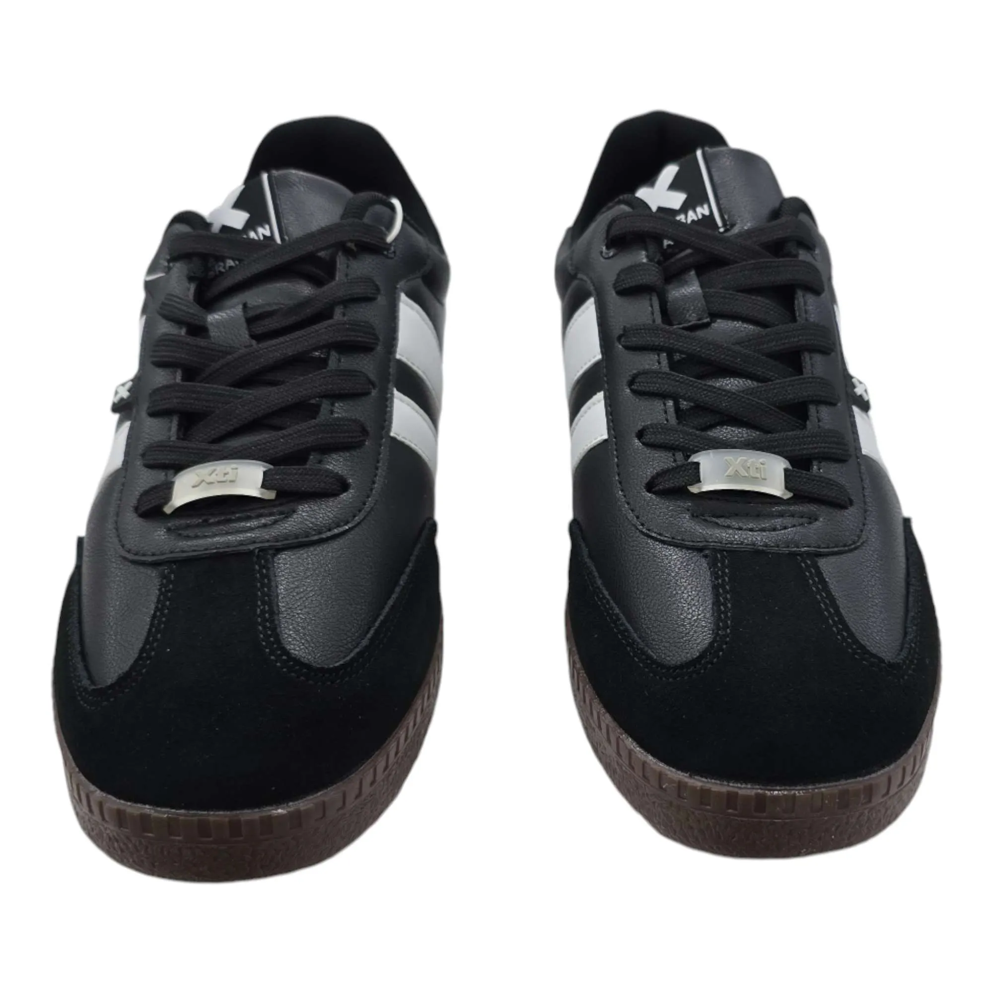 ZAPATILLAS XTI HOMBRE CASUAL DOBLE RAYA NEGRO