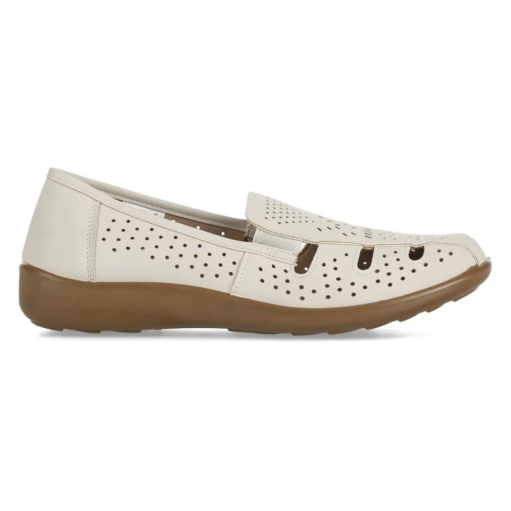 Zapato Casual Mujer Lesage Beige