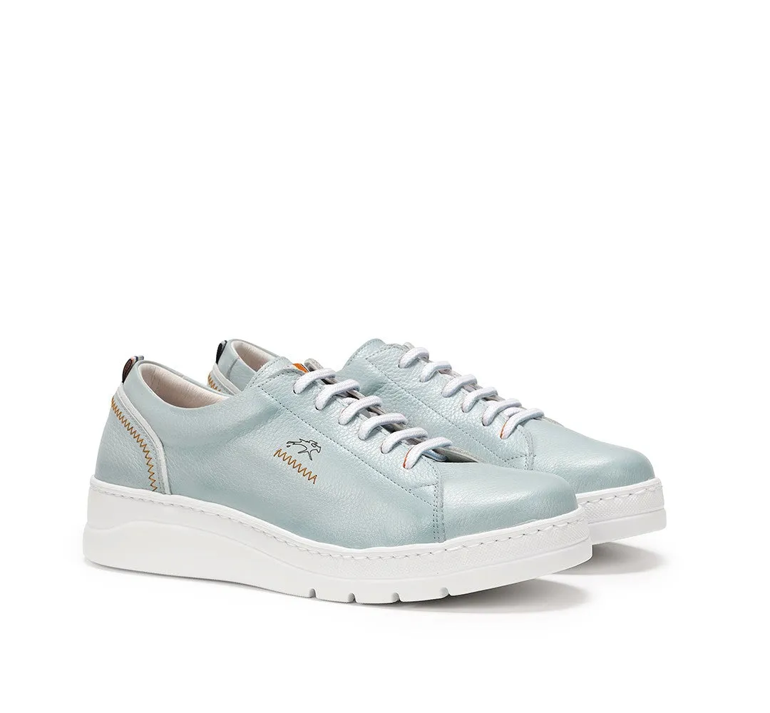 ZAPATO MUJER POMPAS FLUCHOS F1422 CELESTE