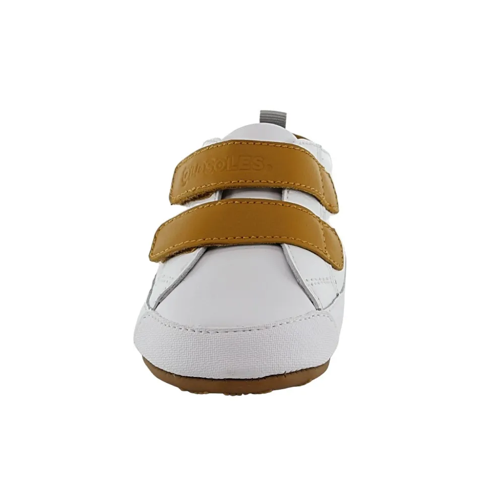 ZAPATOS RESPETUOSOS OLD SOLES BADGE BUB BLANCOMOSTAZA